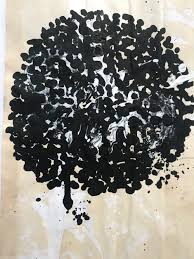 Ink study on tea stained paper — Art With Amy