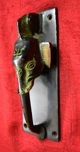 Brass Ganesha Door Knocker Handmade Lord Vinayaka Faced Bell Decor EK39 | eBay