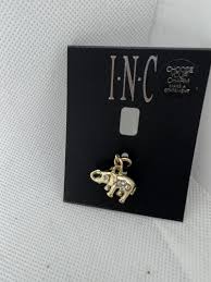 INC Choose Your Charm, Goldtone Elephant Dangle Charm NWT | eBay