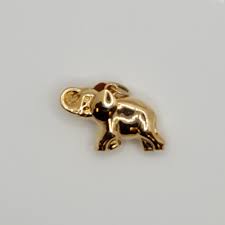 19.2k Portuguese gold Double sided Bear Charm - Faltom Jewelers