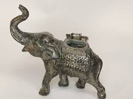 Elephant Vintage Metal Figure With Secret Compartment | eBay