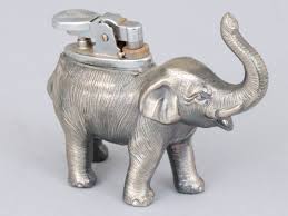 Cast Metal Elephant Lighter - Etsy Australia