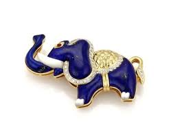 20095 - Diamond Lapis Ruby & Mother of Pearl 18k Gold ...