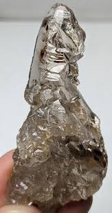 Natural elestial terminated and gemmy smokey Quartz with ...