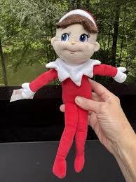 Vintage Elf on the Shelf Plushee Pal Blue Eyed Brown Hair Boy Doll Plush Cute! - Etsy