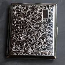 German Cigarette Pocket Case. Paris Style, Holds 18 King ...