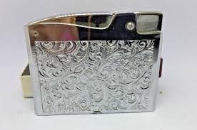 Vintage~New! Modern De Luxe Silver Flat Lighter H.M.C.~Ready ...