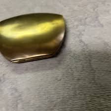 Vintage Elgin American Ladies Gold Tone Metal Powder Compact ...