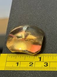 True Vintage 2.5cm Square Gold Tone Domed Clip on Earrings ...