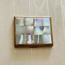 VINTAGE American Beauty Brand~ Mother of Pearl Top~ Powder ...