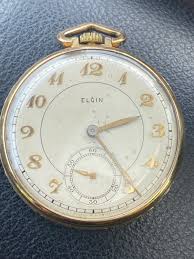 Vintage Elgin Pocket Watch: 10K Rolled Gold Plate, 15 Jewels - Etsy Ireland