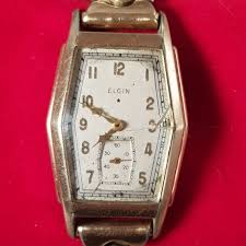 Elgin Durapower Men's Wrist Watch Grade 519 10k Gold Filled ...