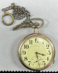 VTG Illinois Pocket Watch Railroad 17 Jewels 9697816 | eBay