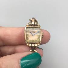 Vintage Elgin Watch Women 15mm 10k Rose Gold Filled Stretch ...