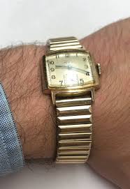 Vintage 1944 Elgin Deluxe Men's Wristwatch 10K Gold Filled ...