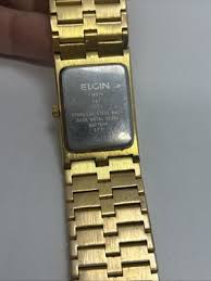 Elgin Women's Bracelet Watch Gold Tone Diamond Quartz Analog ...