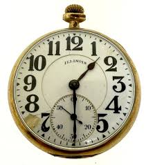 Antique Illinois A. Lincoln 16S 21J Pocket Watch – Model 9 ...