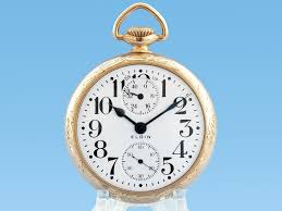 Rare Elgin Father Time Railroad Grade 374 with 21 Jewels and ...