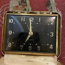 Elgin | Other | Vintage Elgin Folding Travel Alarm Clock Made ...