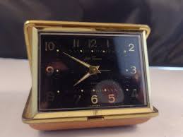 Seth Thomas 7 Jewels (Germany) Wind-Up Travel Alarm Clock ...