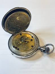 Elgin Fancy Dial Coin Silver 7 Jewel 18s Open Face 1890 ...