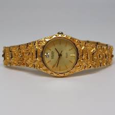 GRUEN Precision Diamond "Gold Nugget" Quartz Women's ...