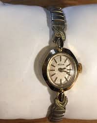 Vtg Ladies Acqua Mechanical Wind Up Wristwatch With Stretch Band Works! | eBay