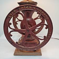 The Little National Coffee & Spice Mill Woodruff & Edwards Tiffany Style Lamp. | eBay