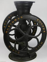 Antique Elgin Cast Iron National Coffee Grinder