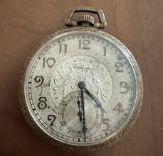 Elgin Pocket Watch Floral | eBay