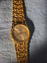 VTG Elgin Diamond Dial FND 02 012 Gold Nugget Style Ladies ...