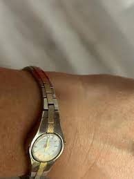 Vintage Helbros Ladies Watch: Silver Band, Stainless Steel ...
