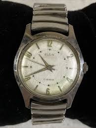 Vintage Elgin Sportsman Wristwatch 17j Manual Wind - Runs ...