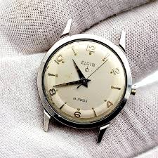 1950's ELGIN Pie Pan Dial 19 Jewels U.S.A. – SECOND HAND ...