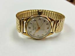 Vintage Russian "Россия" Gold Filled Hand Winding White ...