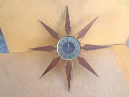 MCM STARBURST CLOCK by Elgin Atomic Mid Century Modern Works ...