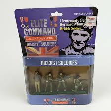 Vtg Elite Command Diecast Gen. Montgomery Soldiers WWII ...