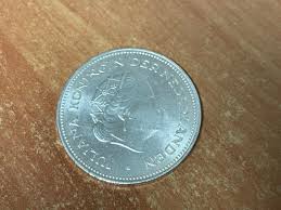 Moneda de plata auténtica de la reina JULIANA, Reino de los ...