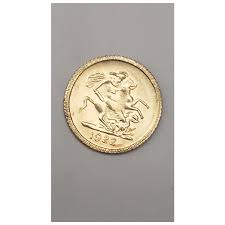 22 KT Yellow Gold Coin Georgivs V D.G. Britt: Omn: Rex ...