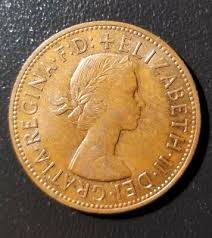 1962 One Penny Dei Gratia Regina Fd Elizabeth II | eBay