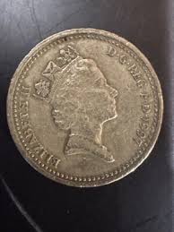 Rare 1997 British One Pound Coin “DECUS ET TUTAMEN” Error Upside Down | eBay