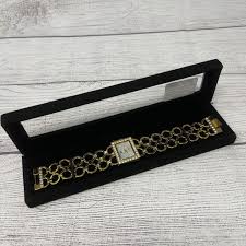 Elizabeth Taylor White Diamonds Mother of Pearl Gold Tone Watch – Selective Seconds