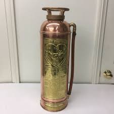 The elkhart vintage cooper and brass foam fire extinguisher. This is the large elk head. Very hart to come by for Sale in Los Angeles, CA - OfferUp