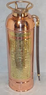 VINTAGE COPPER ANTIQUE FIRE EXTINGUISHER INVINCIBLE WILLIAM CROSS EASTON PA RARE | #1918077725