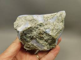 Blue Lace Agate Polished Rock Collector Crystal Display ...