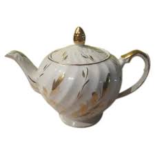 Woods and Sons Yellow Gold Leaves #2639 Ellgreave Tea Pot ...