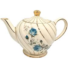 Sadler England Swirl Blue Rose #7200 1-1/2 Cup Single ...