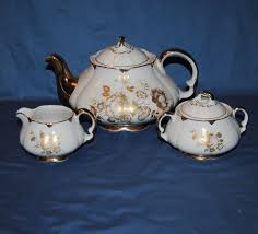 Beautiful Rare, Ellgreave England, Porcelain, Teapot, Creamer & Sugar - Etsy