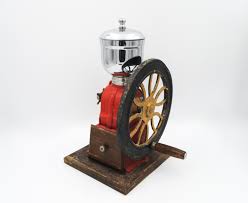 Vintage Elma Style Cast Iron Single Wheel Coffee Grinder ...