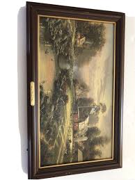 Thomas Kinkade's “Sunset at Riverbend Farm” framed canvas | eBay